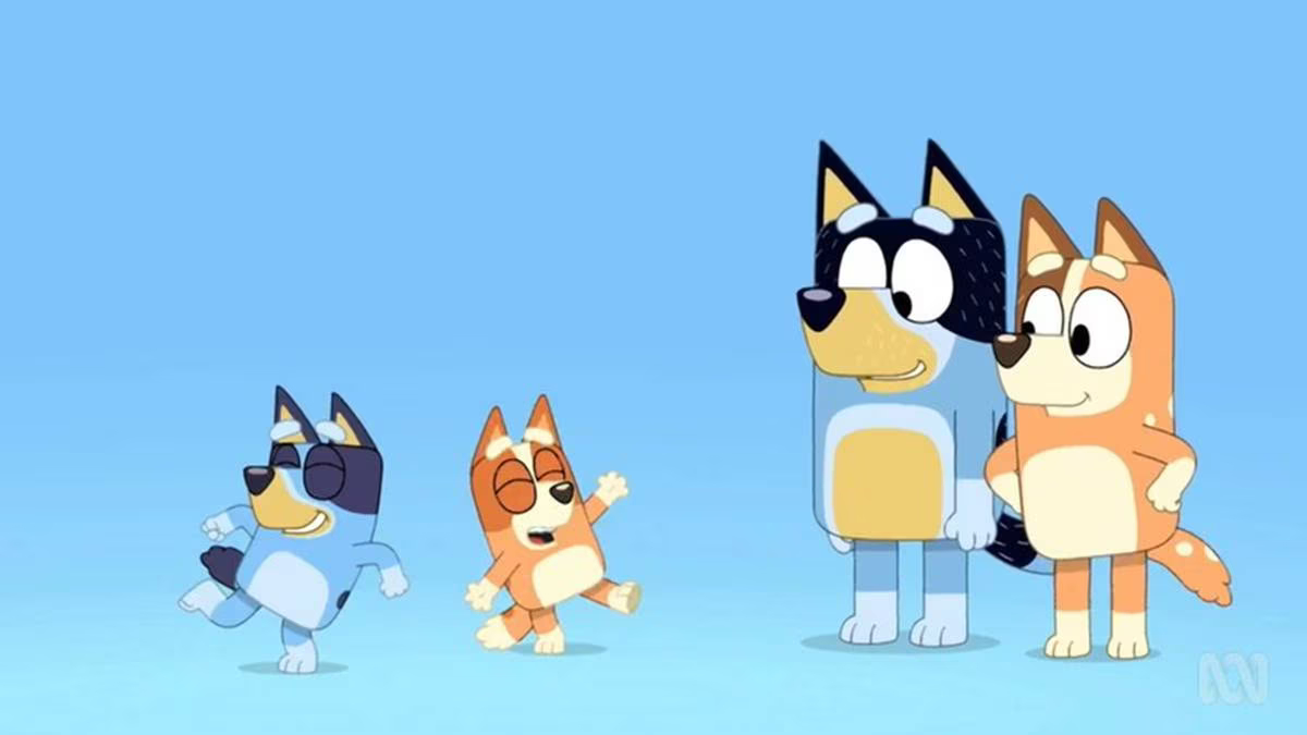 Bluey and family.