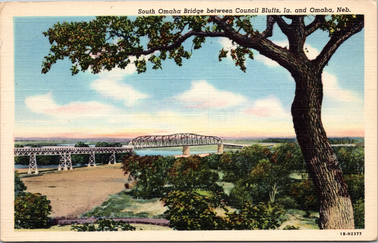 View of South Omaha Bridge between CB and Omaha
