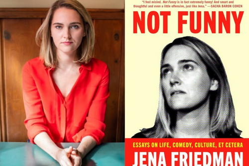 Jena Friedman and her book Not Funny