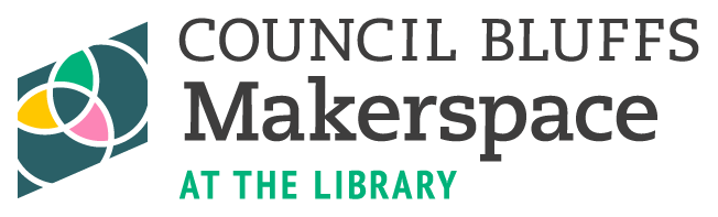 Council Bluffs Makerspace at the Library logo