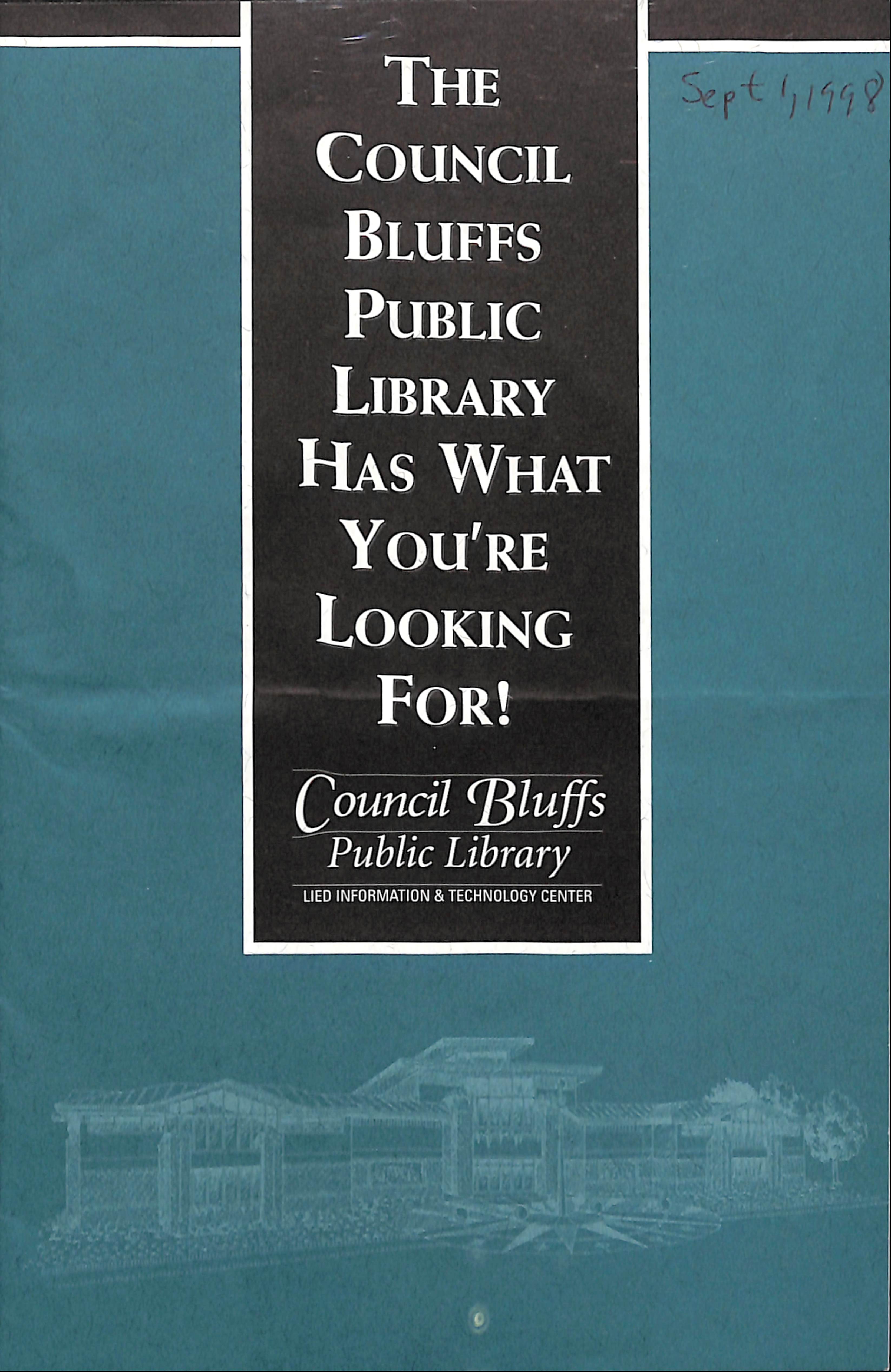 Library brochure