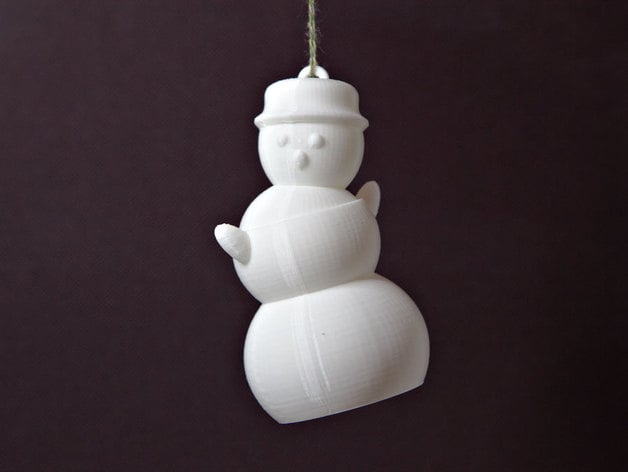 3D printed snowman