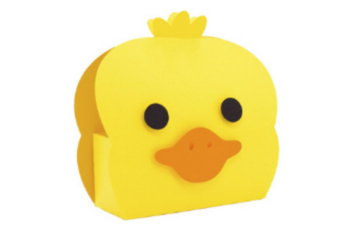 Duckling head made of paper