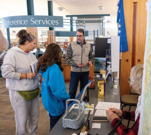 Bryan Carolus, board chair of Council Bluffs Sister Cities Association informs about Prizren Kosovo 