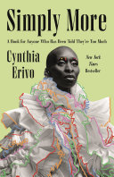 Cover for "Simply More" by Cynthia Erivo