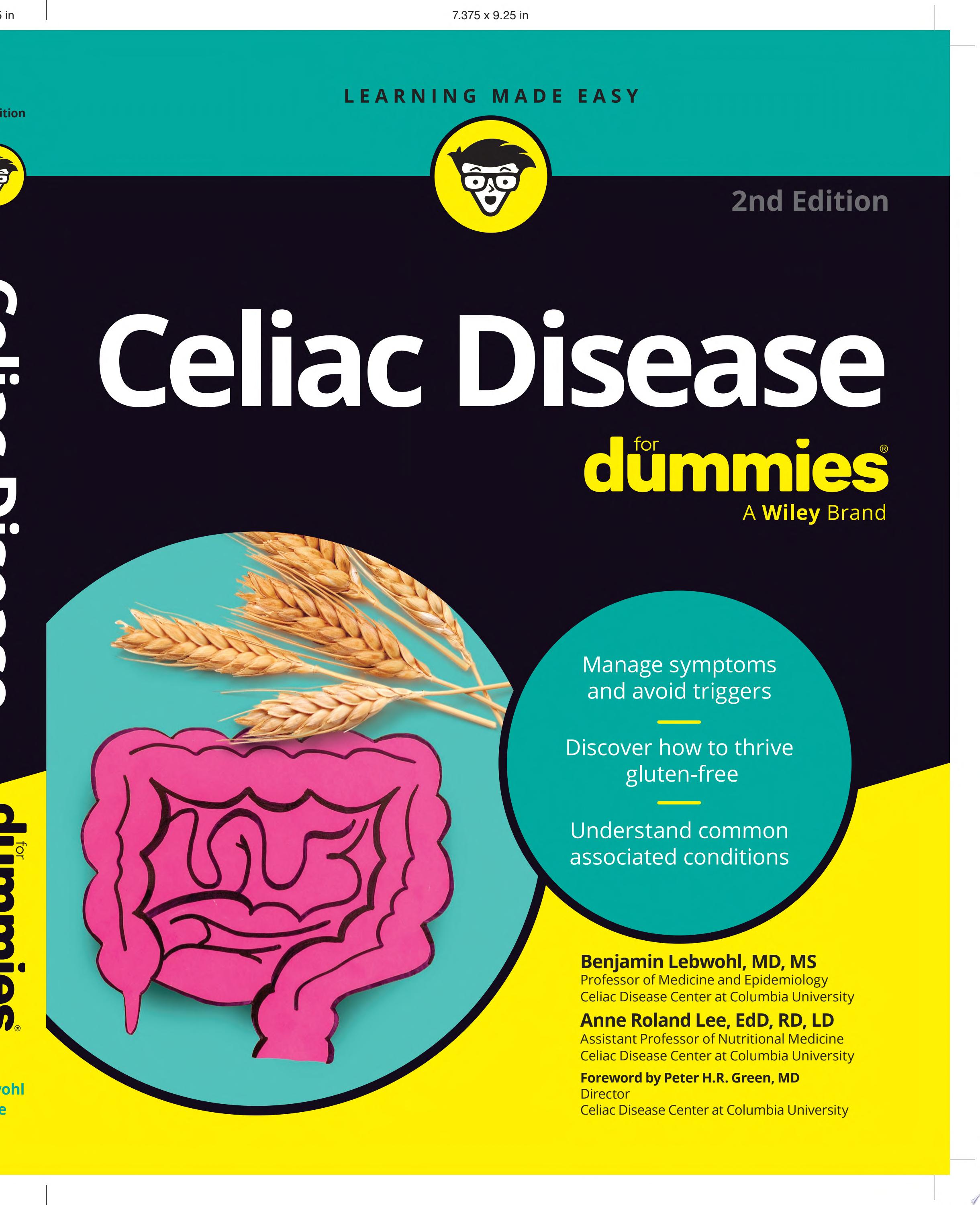 Cover for "Celiac Disease For Dummies" by Benjamin Lebwohl