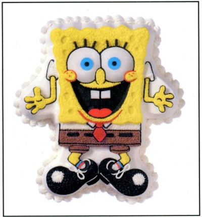 Spongebob cartoon shaped cake pan