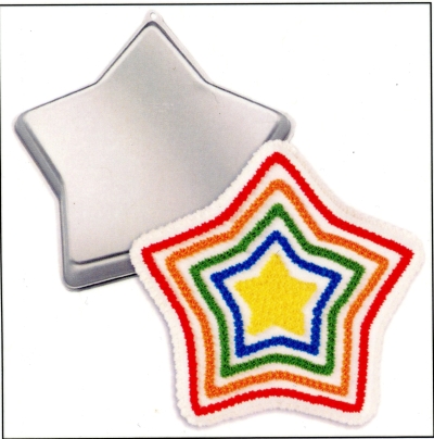 Star shaped cake pan