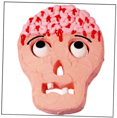 Skull shaped cake pan