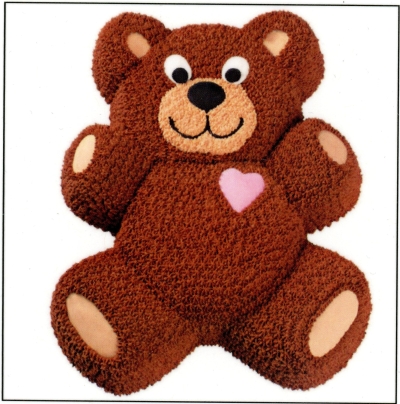 teddy bear shaped cake pan
