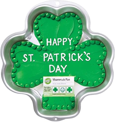 Shamrock shaped cake pan