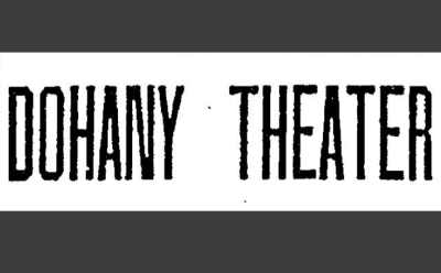 Photo of Dohany Theater text