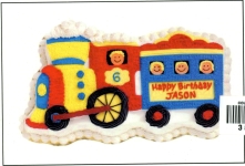 train cake pan