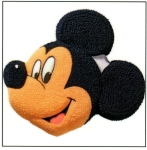 Mickey face shaped cake pan