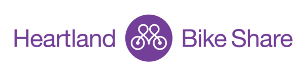 Heartland Bike Share heart logo horizontal