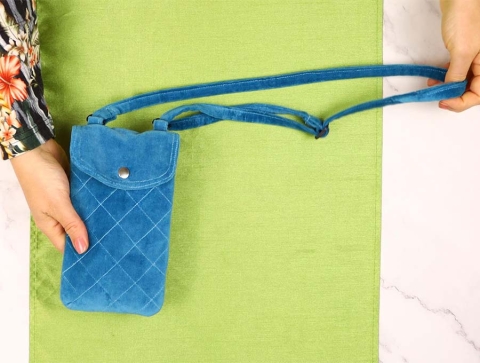 project inspiration crossbody cellphone bag