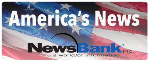America's News logo: News Bank Inc. A World of Information.