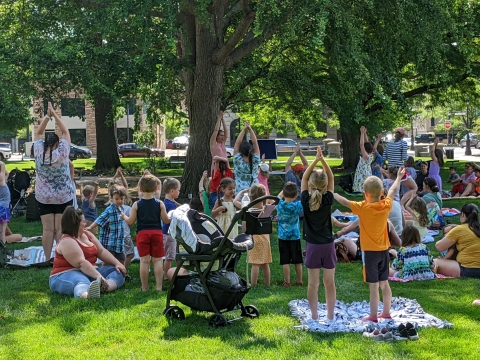Storytime at the park