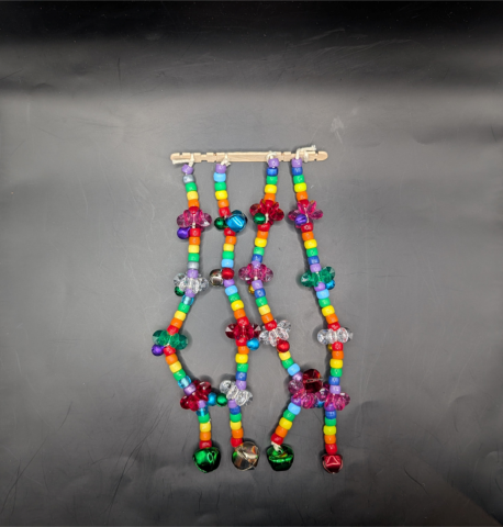 Beaded wind chimes