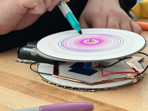 spin art robot example