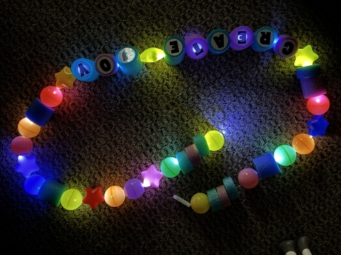 Light up large  bracelet.