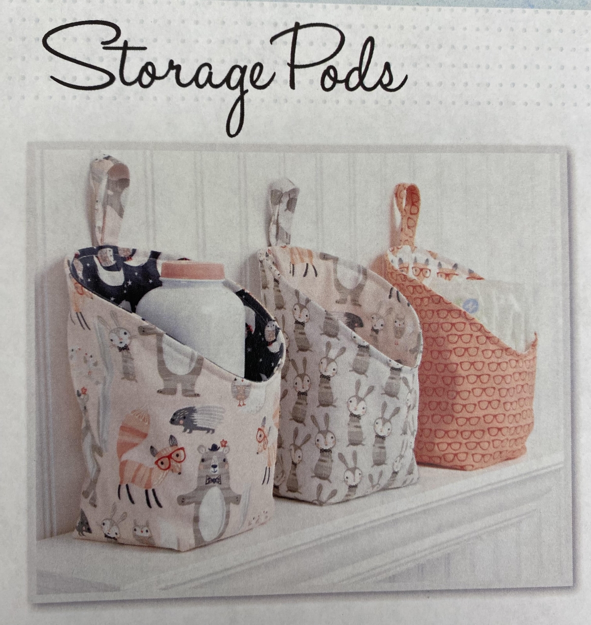 Fabric storage container