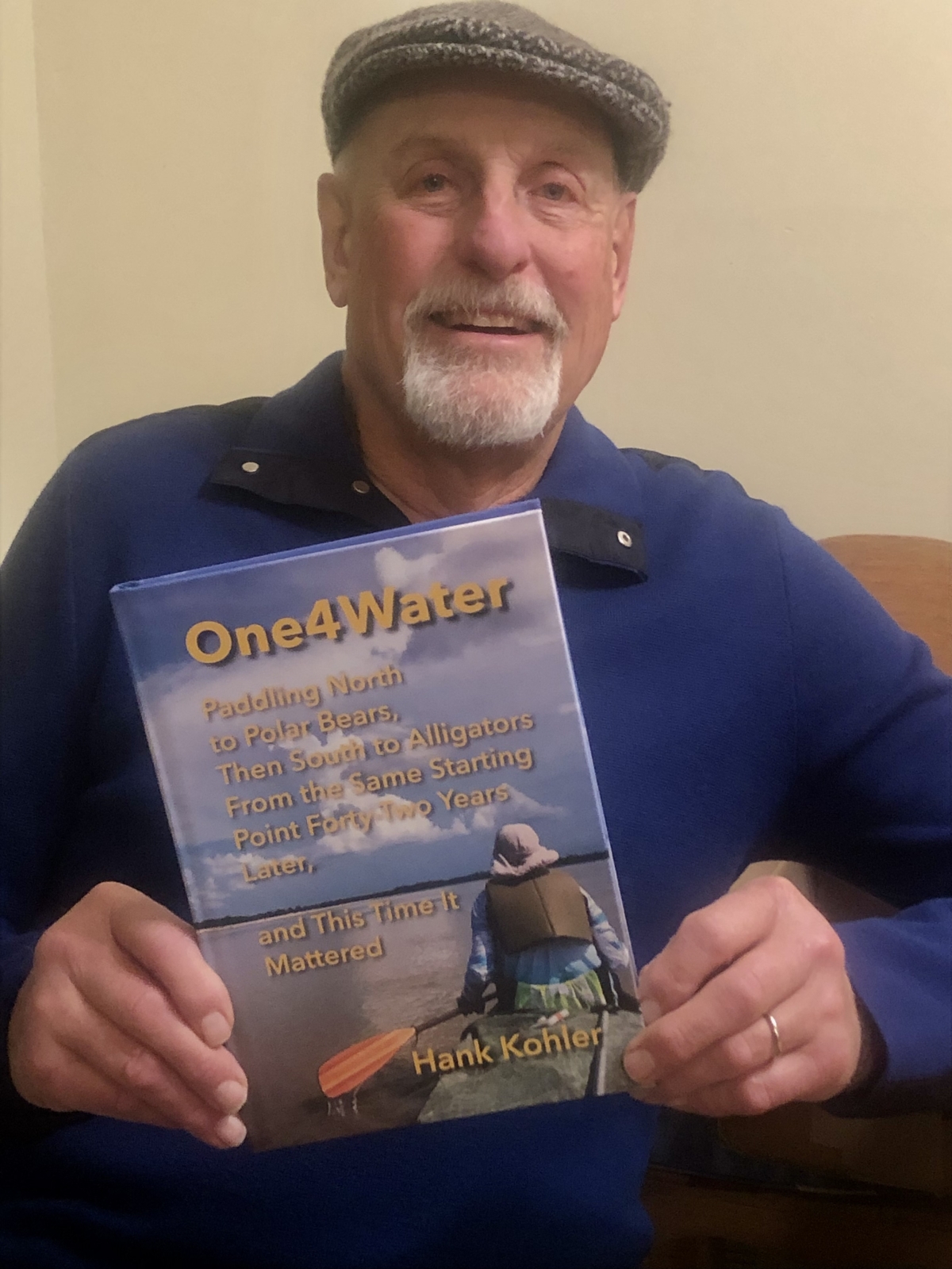 Photo of Hank Kohler and his book