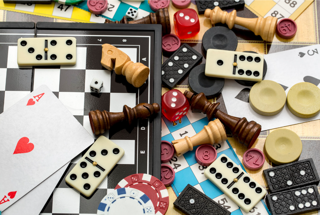 variety of board games