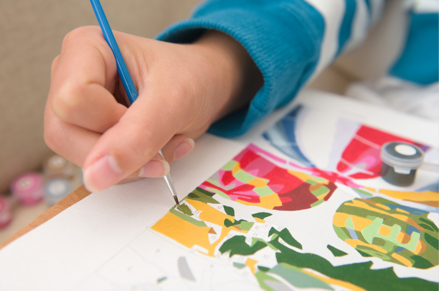 hand painting paint by number