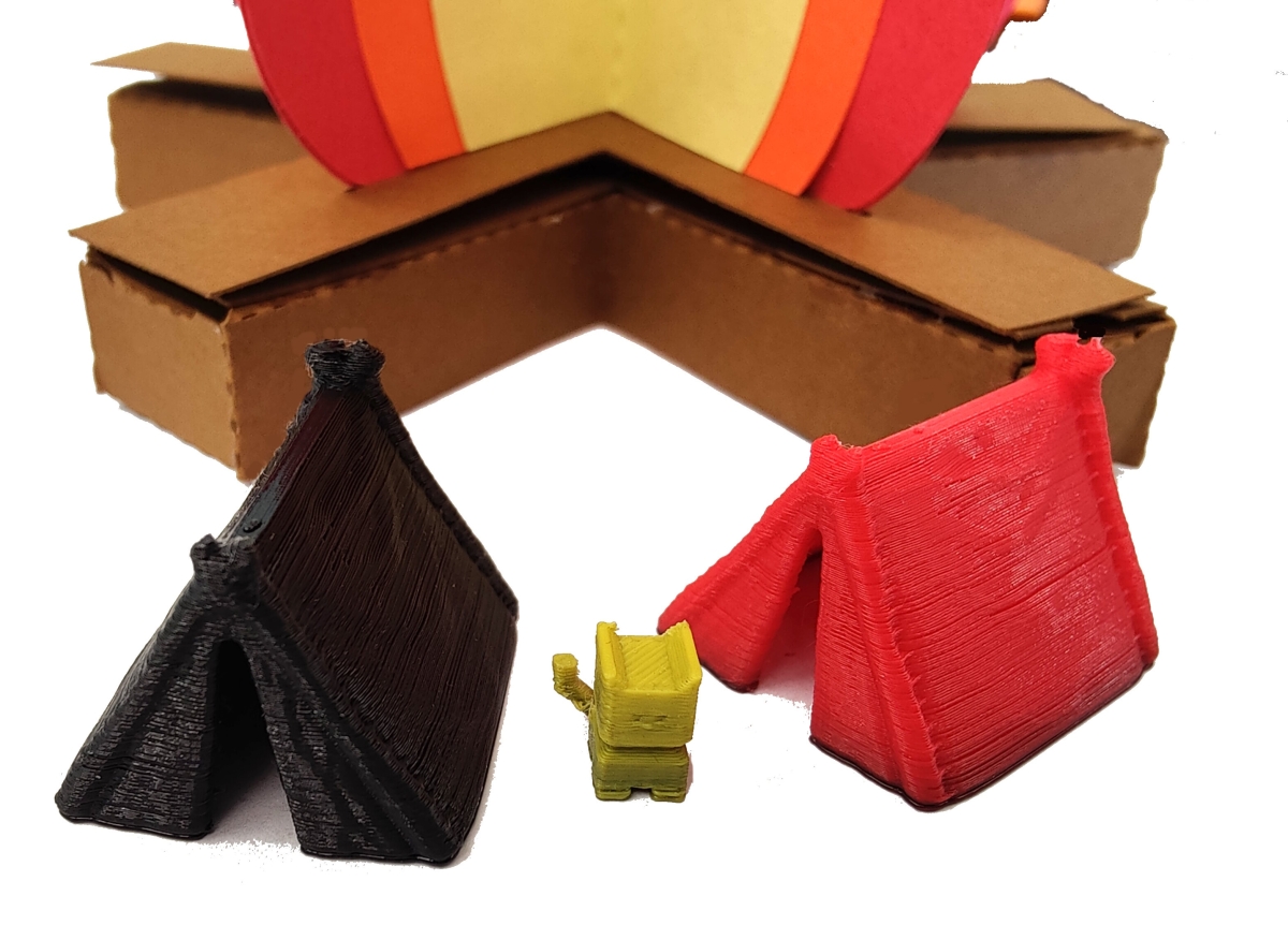 June's 3d print: a Camping Tent