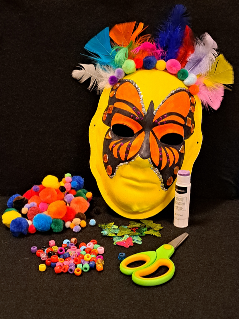 Monarch butterfly mask