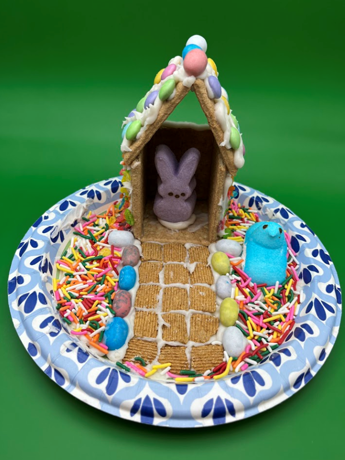 House made out of candy