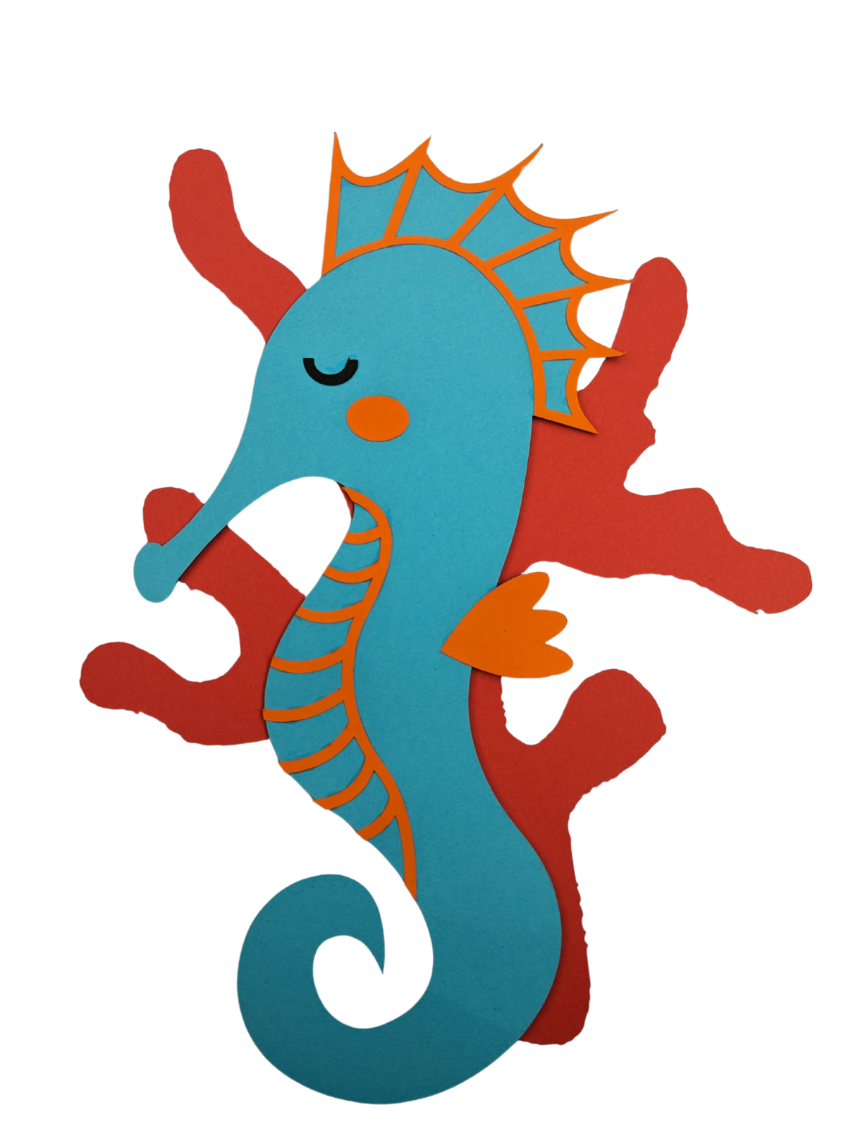 Paper Seahorse 