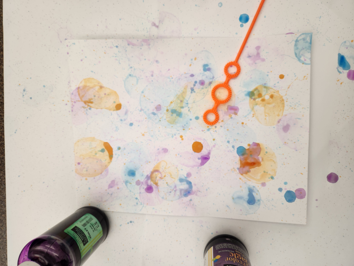 Bubble painting
