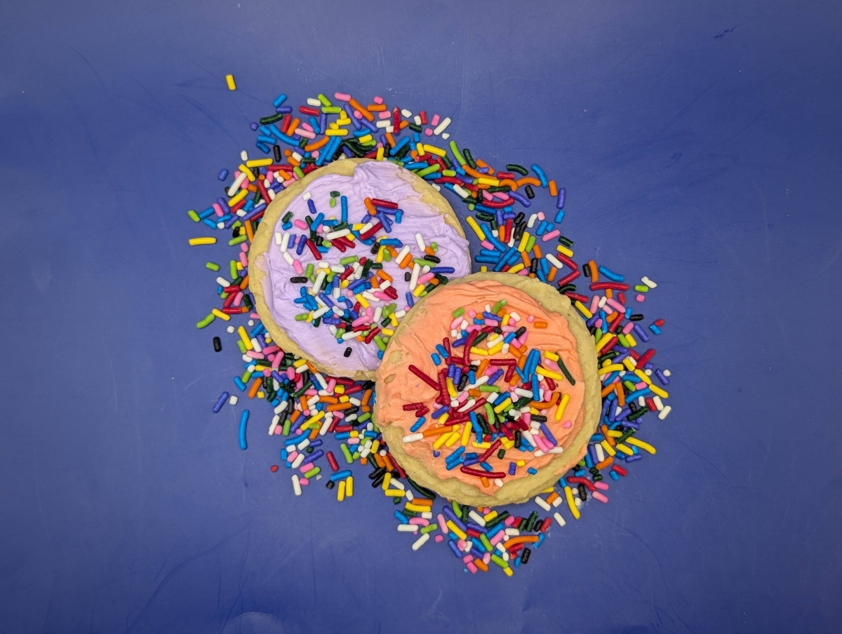 Cookies with sprinkles