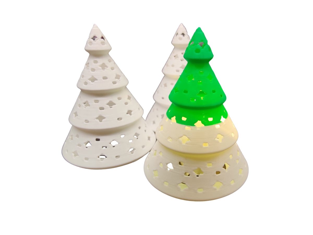 3d Printed Winter trees