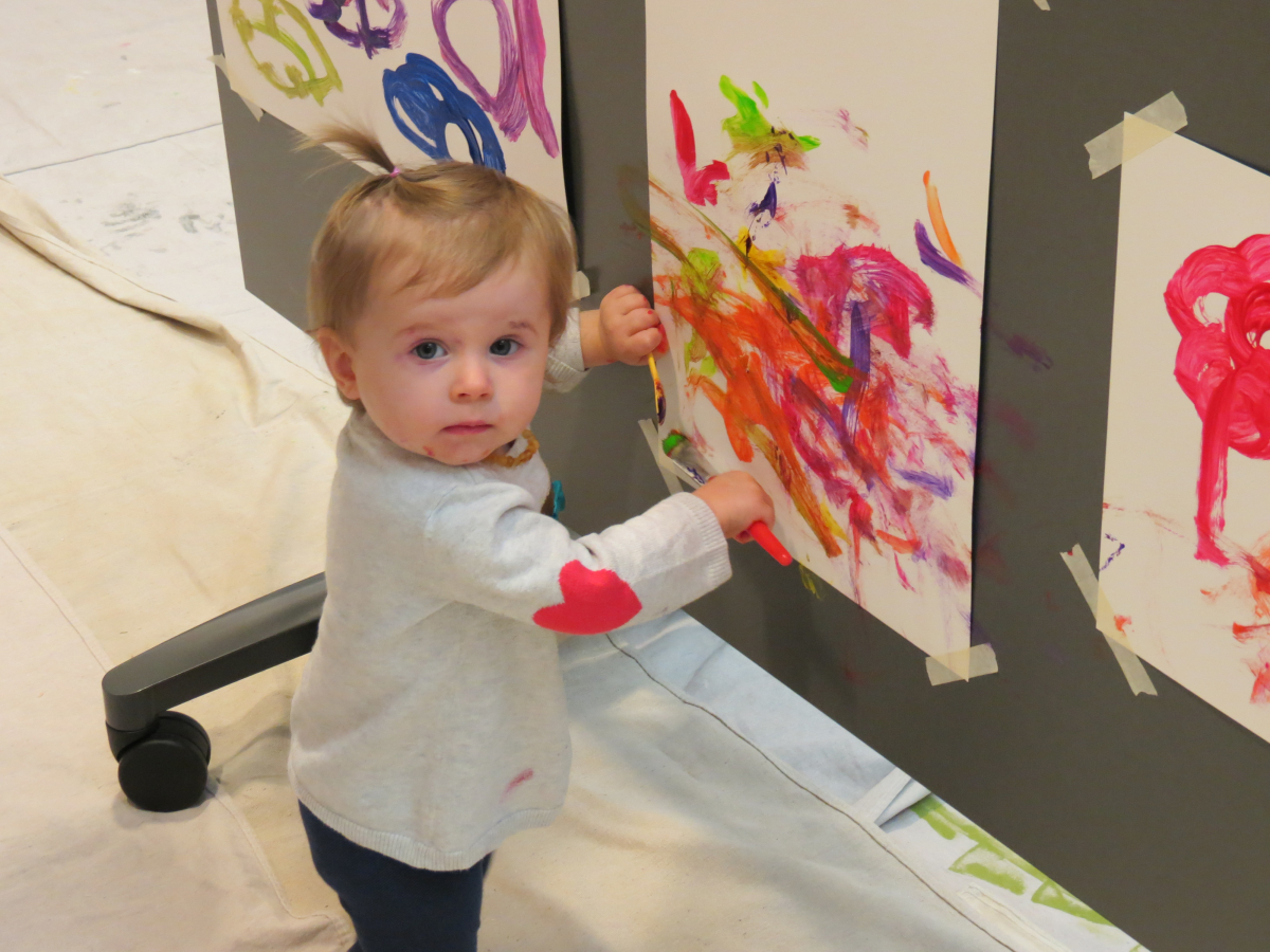 Baby painting