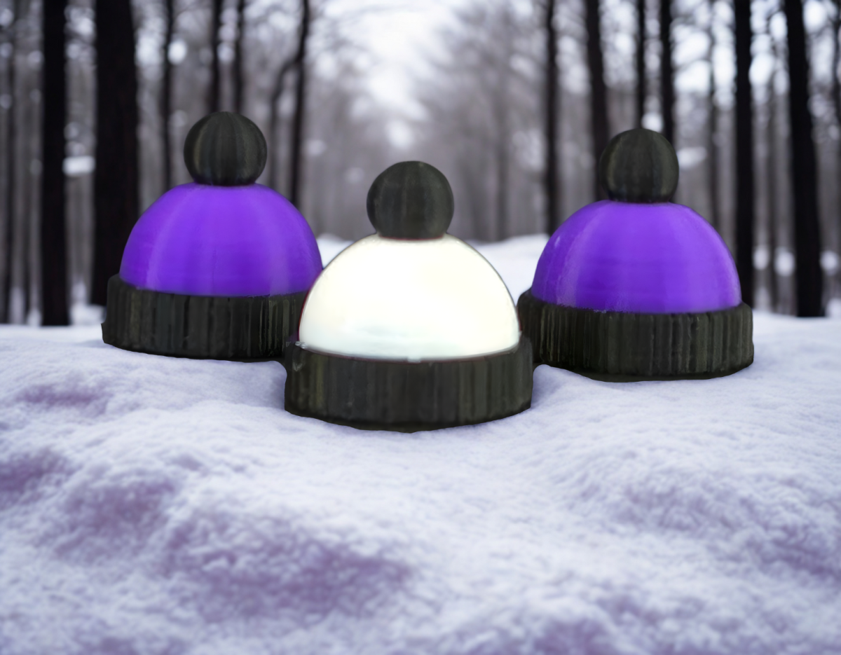 3D printed Snow cap beanie
