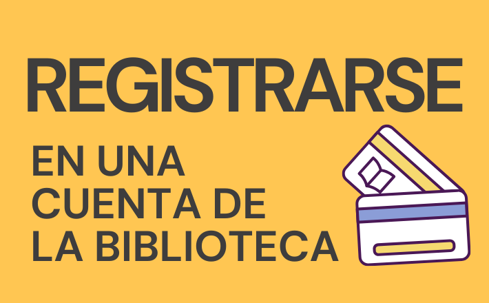 Registrarse en una cuanta de la biblioteca