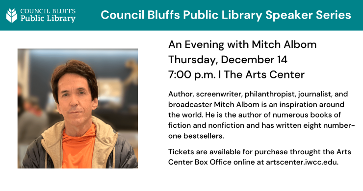 Library Speaker Series author visit with Mitch Albom