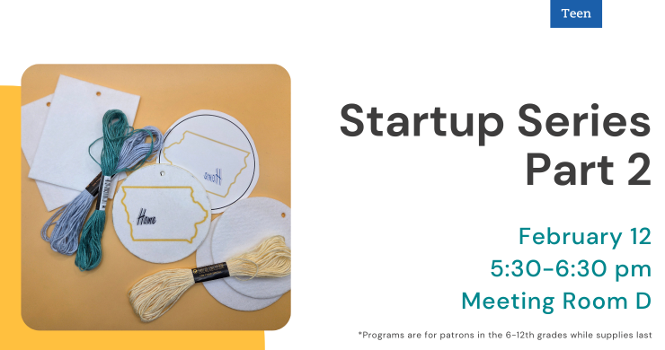 Startup Series part 2 date and time