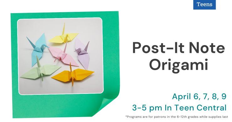 Date and time for Post-It Note Origami